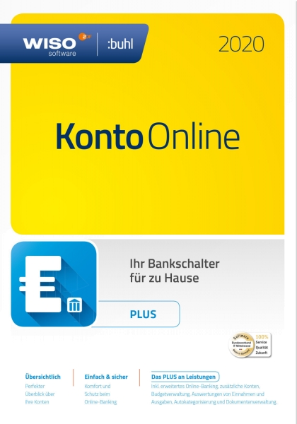 WISO Konto Online Plus 2020, Dauerlizenz, Download